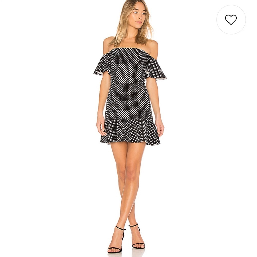 NEW • Saloni • Amelia Off The Shoulder Mini Dress